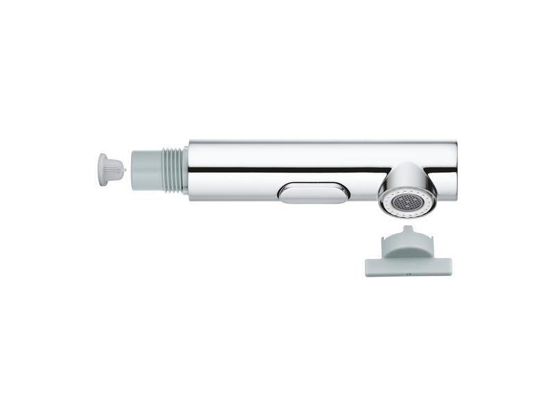 GROHE Küchenbrause Chrom Ersatz-Spülbrause für Küchenarmatur Grohe