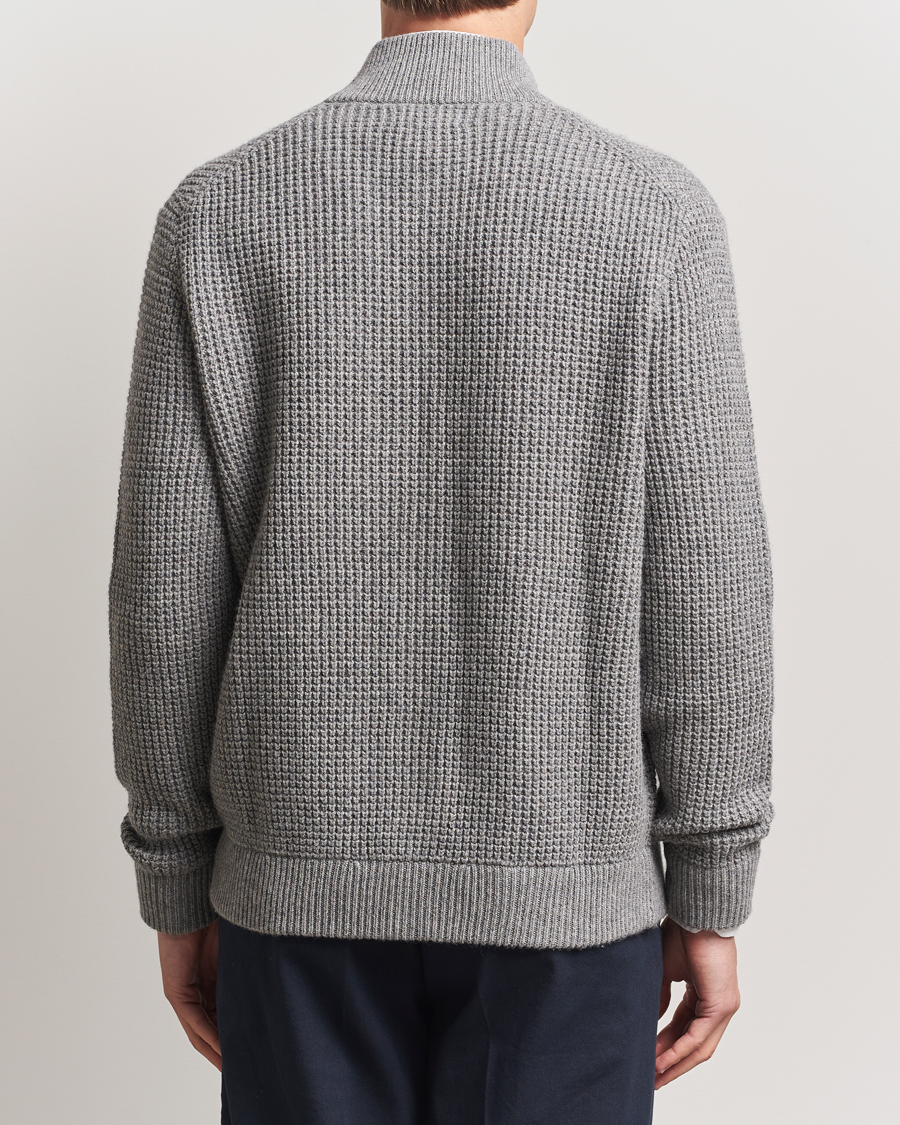 Polo Ralph Lauren Cotton/Wool Button Cardigan Fawn Grey Heather