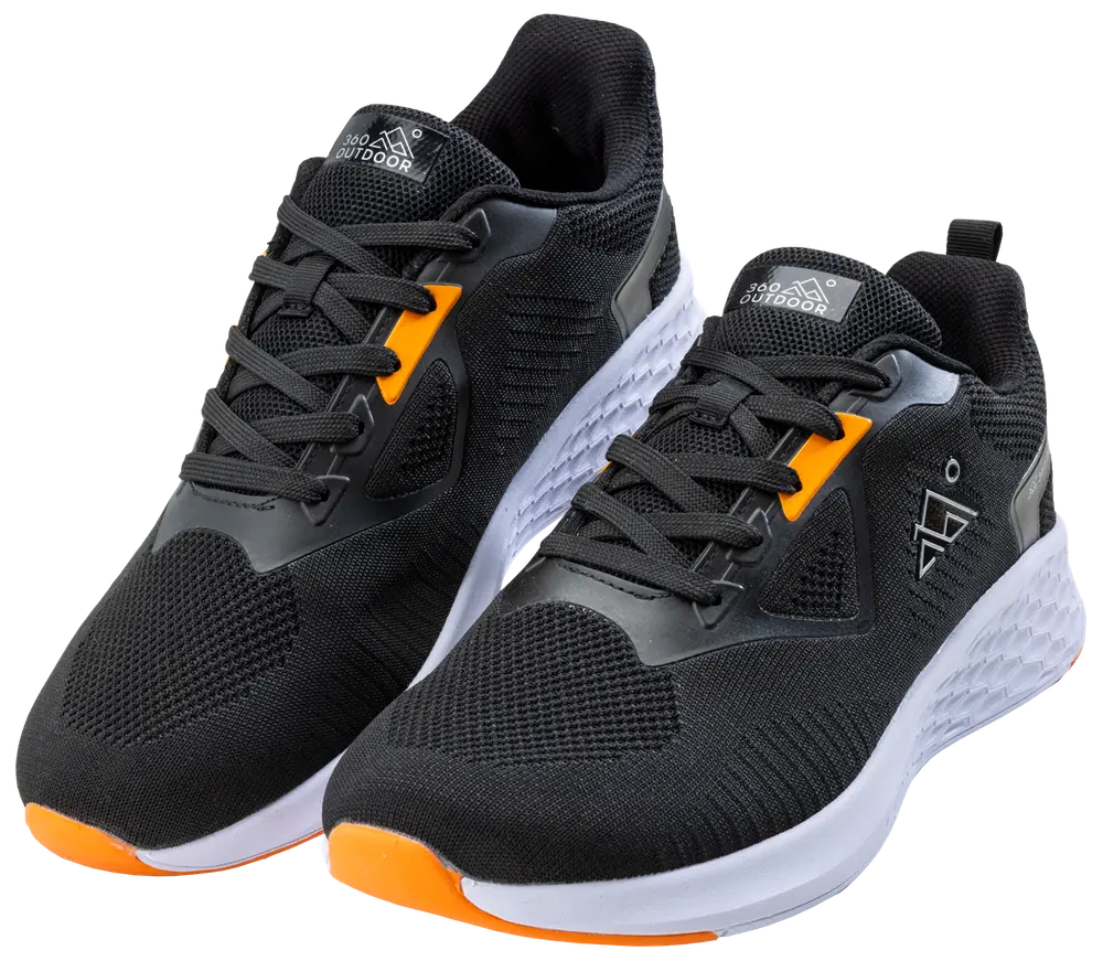 Sneakers sort/orange
