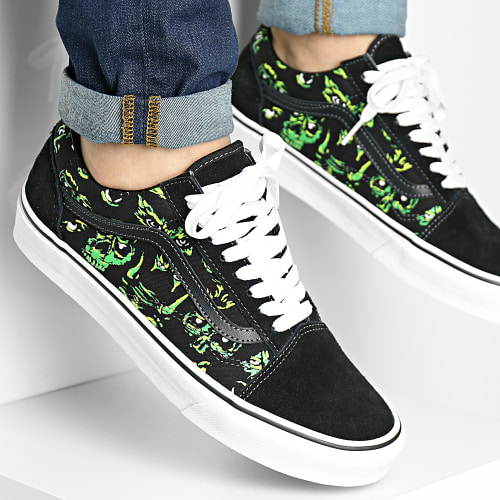 Baskets Old Skool 4BW2BML Eyes In The Dark Black