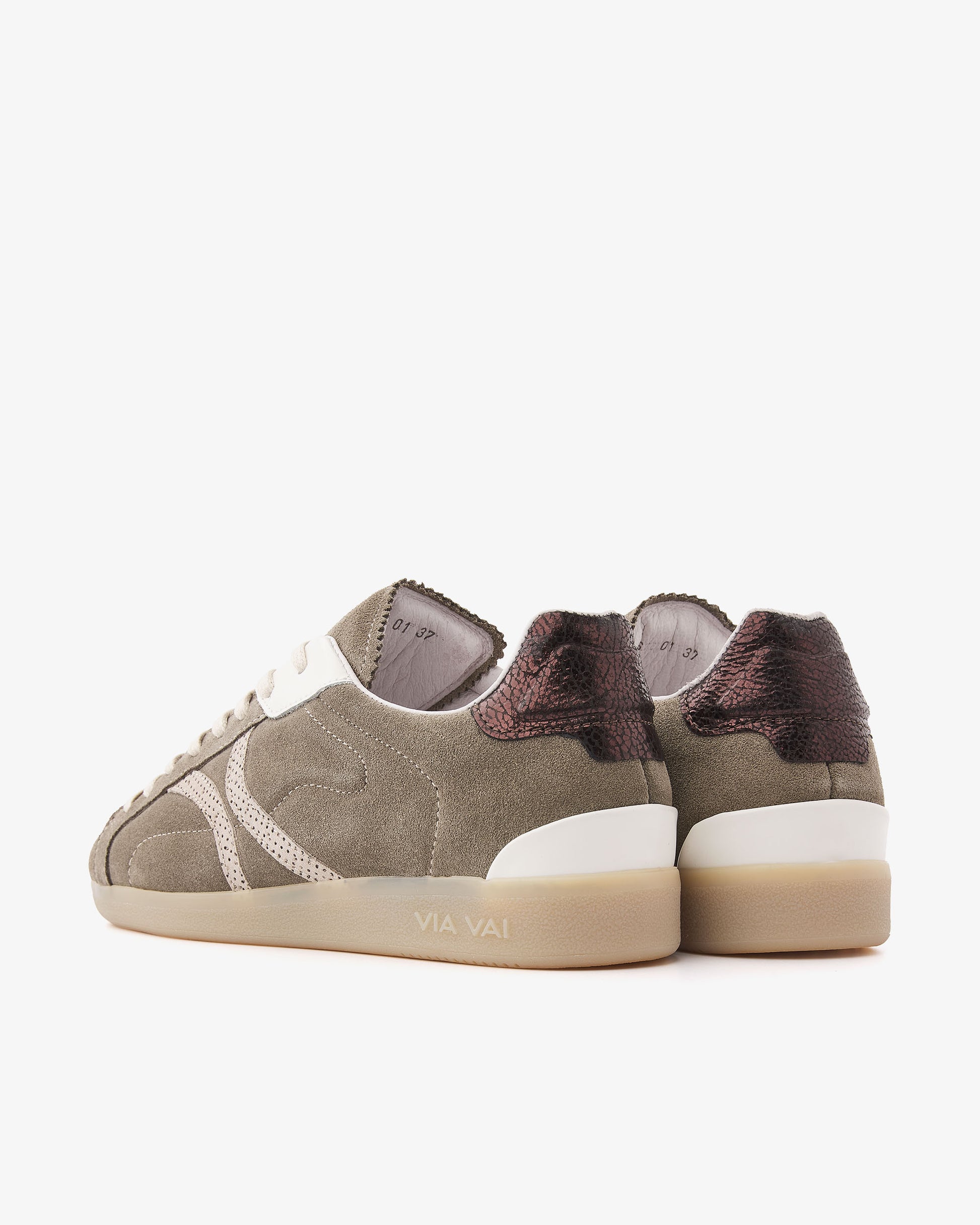 VIA VAI groene dames sneakers Nilla Khloe
