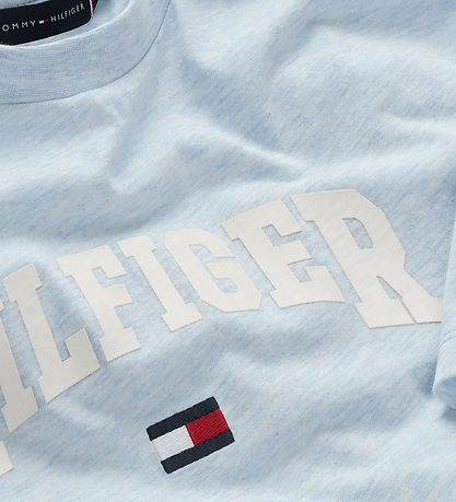Tommy Hilfiger T-Shirt - Varsity - Luftig Blue Heather