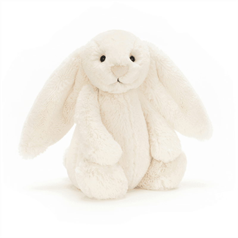 Jellycat Kosedyr Bashful Cream Bunny, 31 cm.