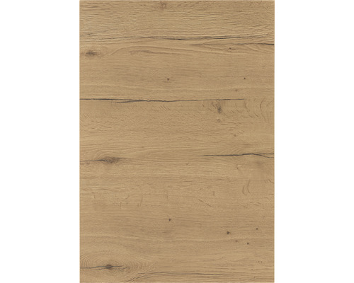 Badkamermeubelset NOBILIA Programma 1 BxHxD 210 x 169,1 x 48,7 cm, frontkleur eiken naturel, met wastafelmeubel en 3-deurs spiegelkast met LED-verlichting, onderkast, halfhoge kast, greeplijst mat chroom, 118