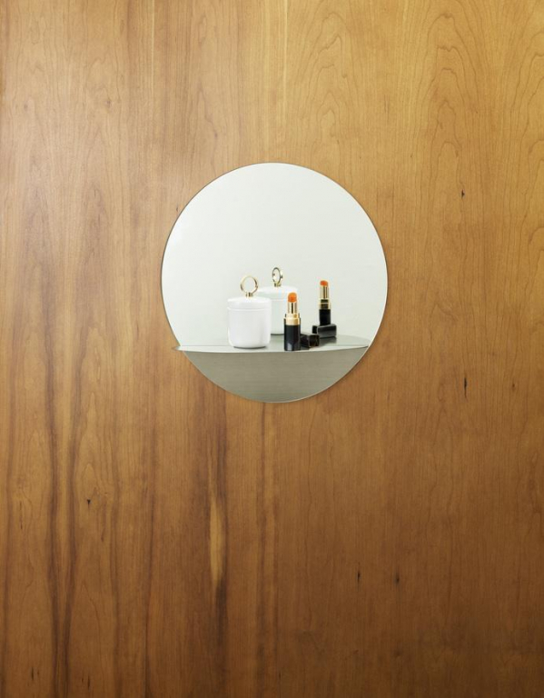 Normann Copenhagen Horizon spiegel met plankje Ø34