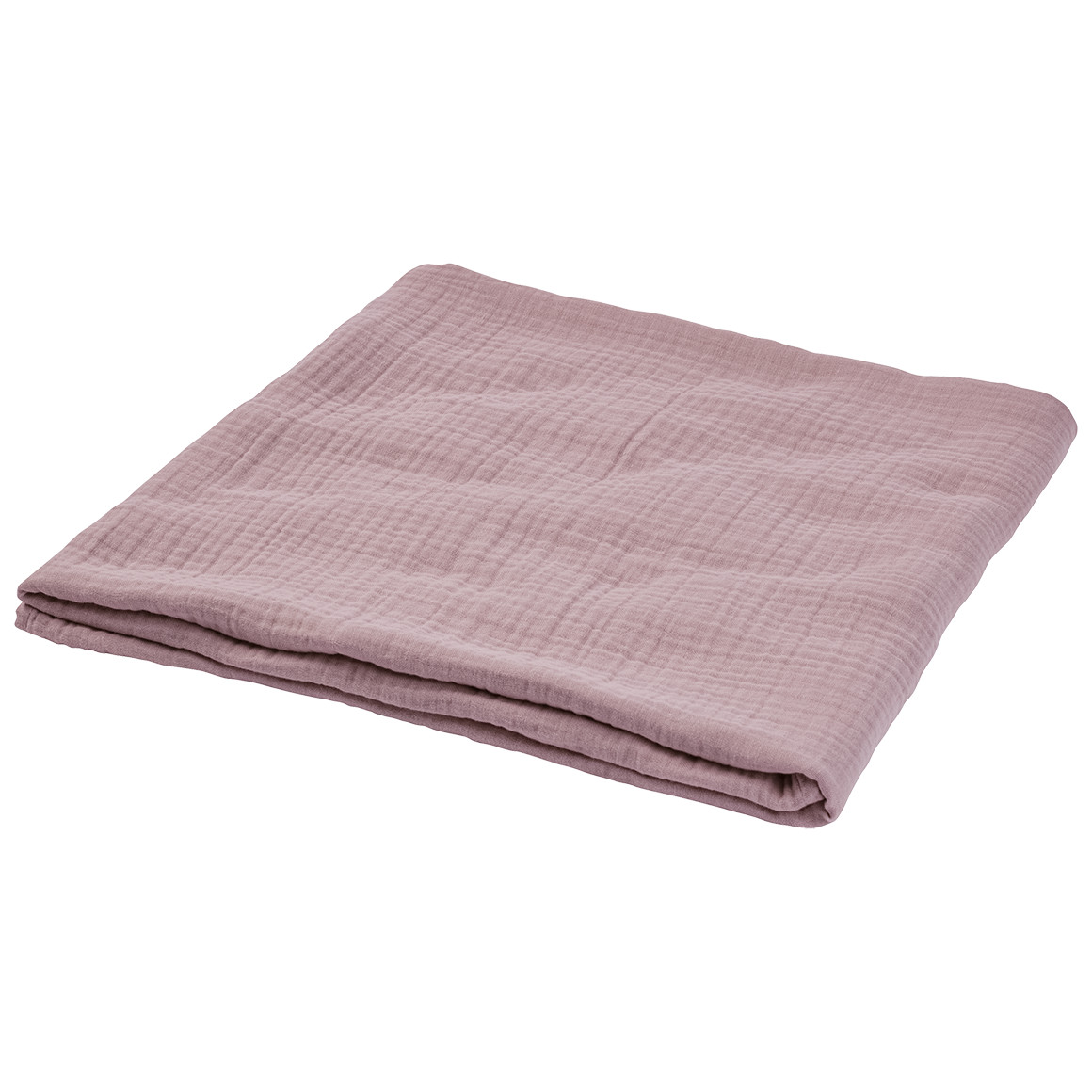 Topolino Pure Collection Musselin-Decke in Unifarben rosa