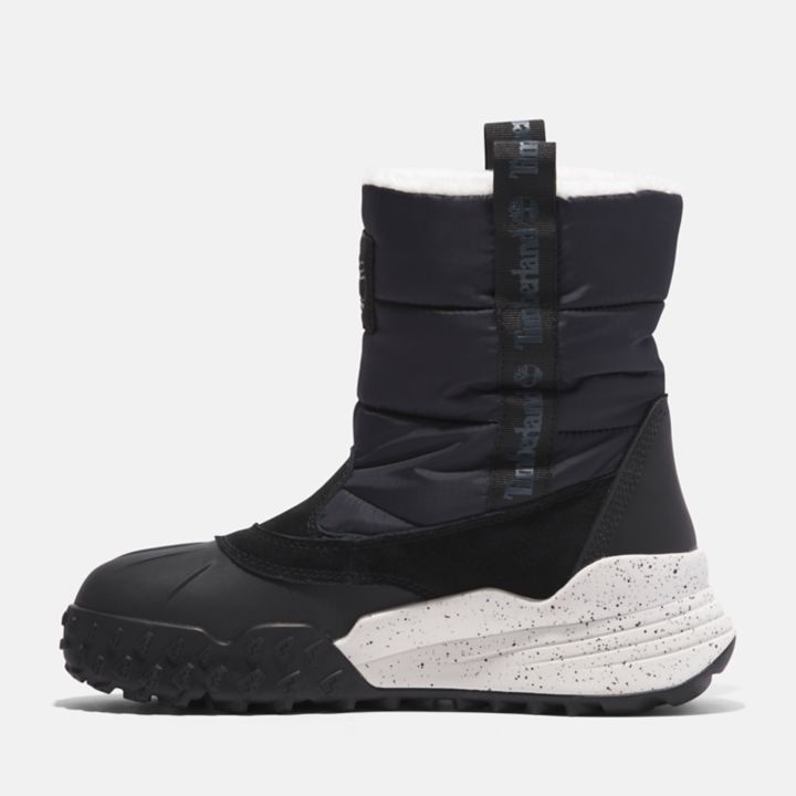 Bota feminina Moriah Range com isolamento térmico, na cor preta.