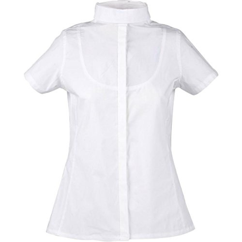 Camisa de competição feminina Colemore, branca