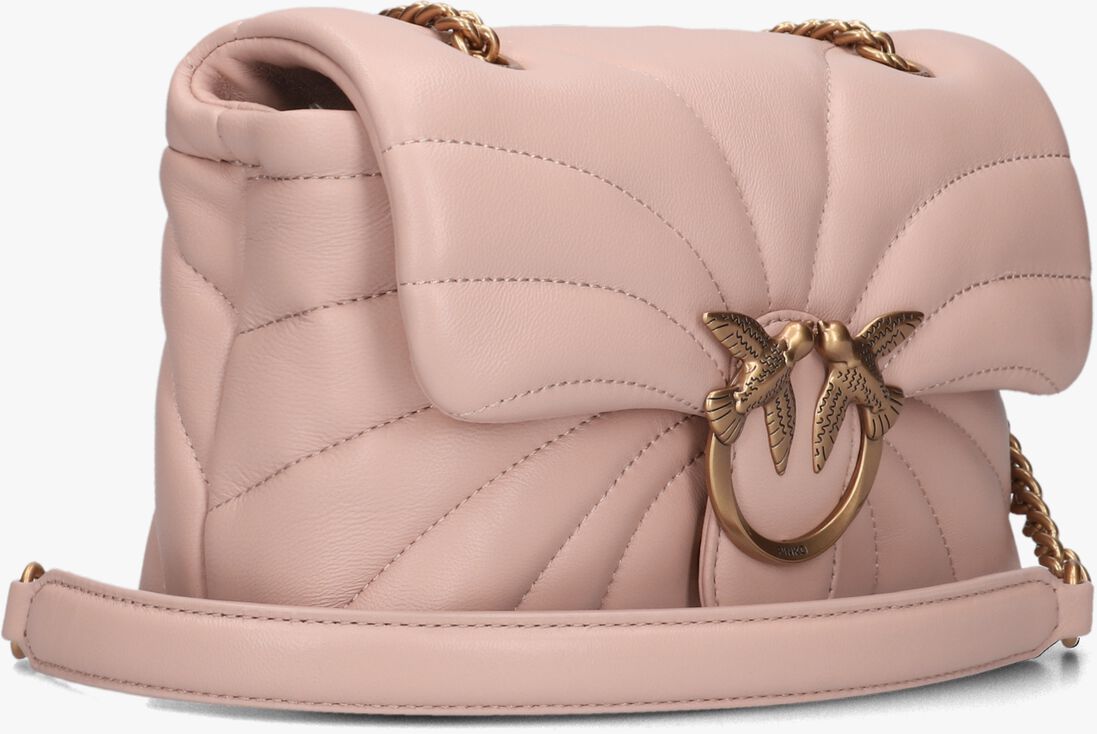 roze pinko schoudertas love puff mini
