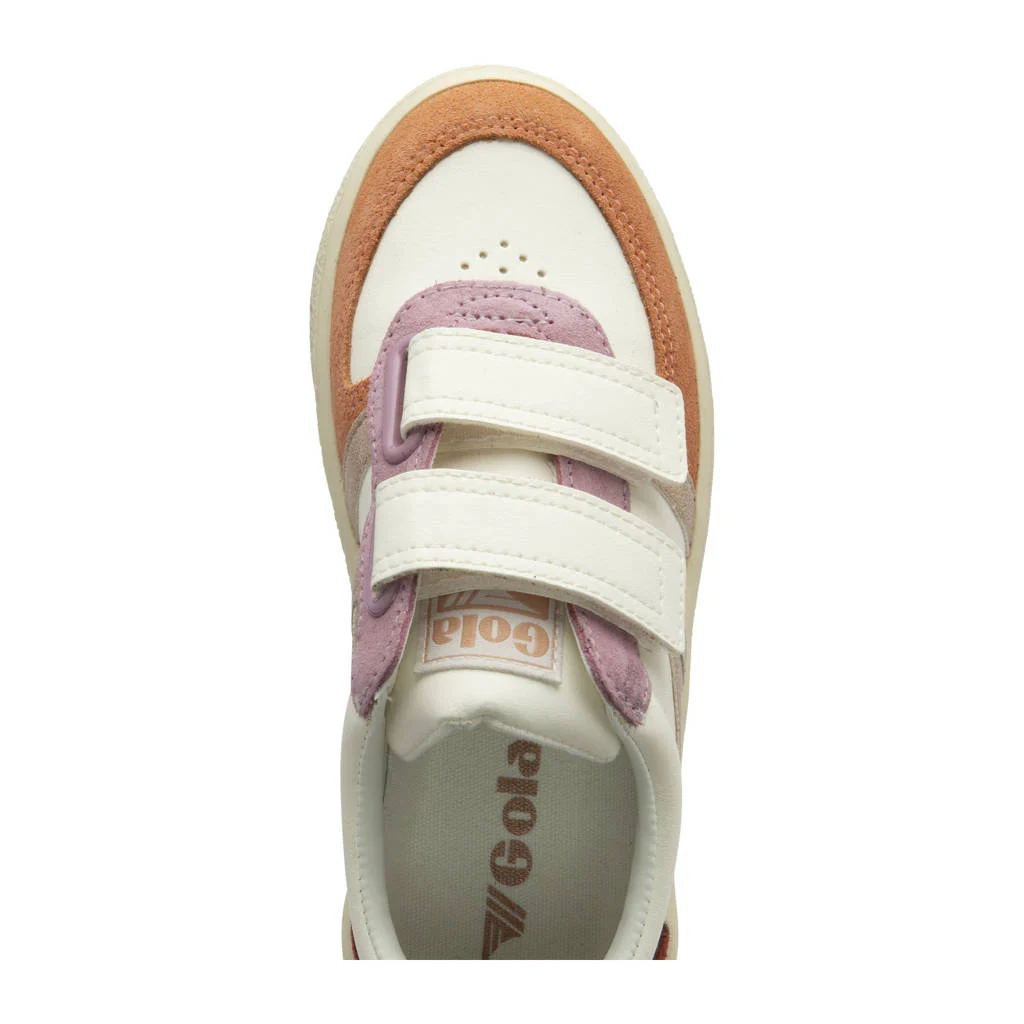 Gola Grandslam Quadrantleren sneakers wit/roze