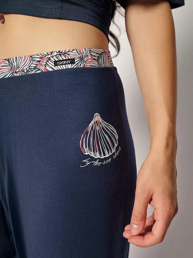 SKINY Pyjamahose dunkelblau