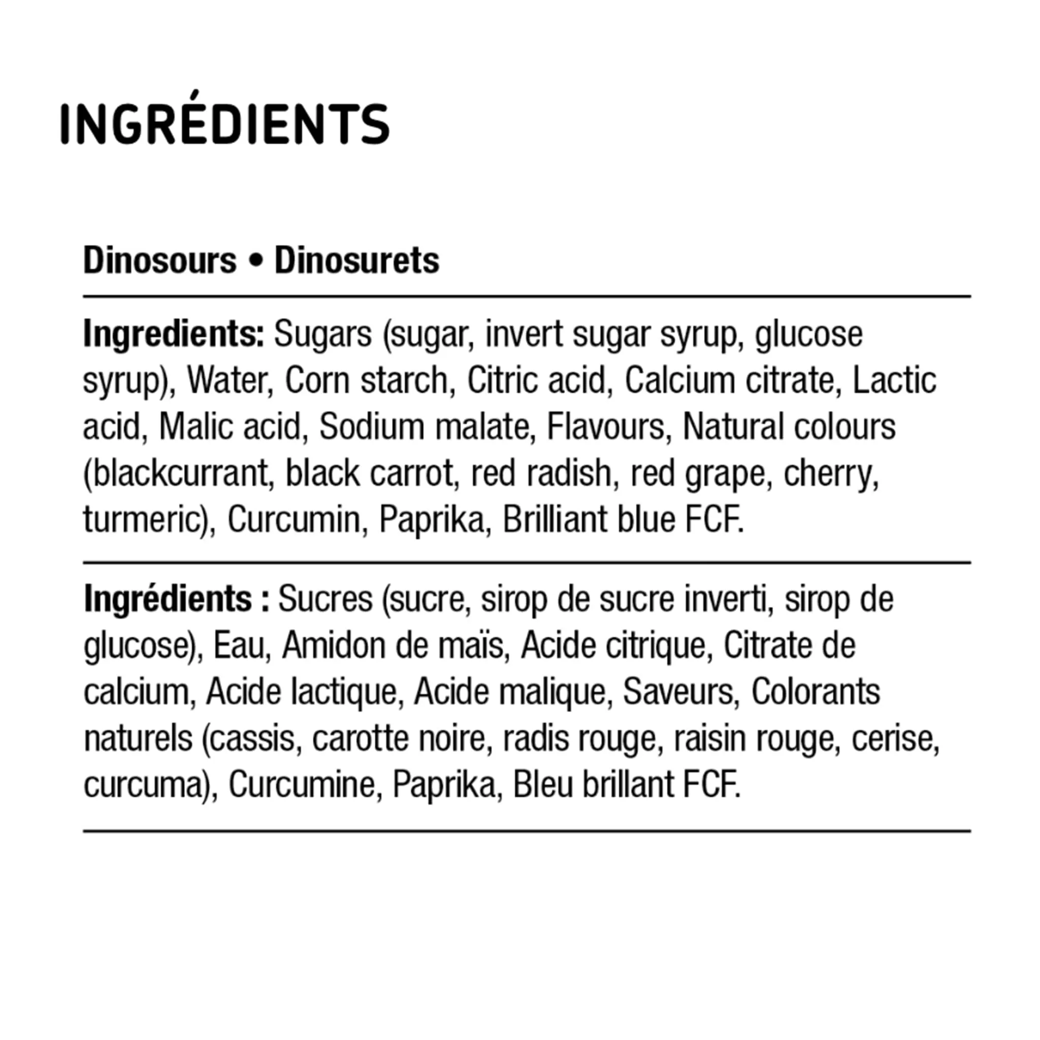 Squish Bonbons Dinosurets Végétaliens 100g