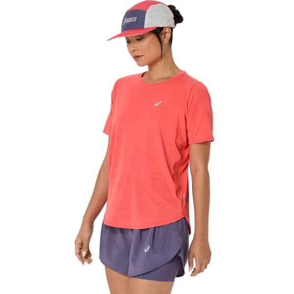 T-shirt running ASICS ROAD SS TOP W CORAL REEF