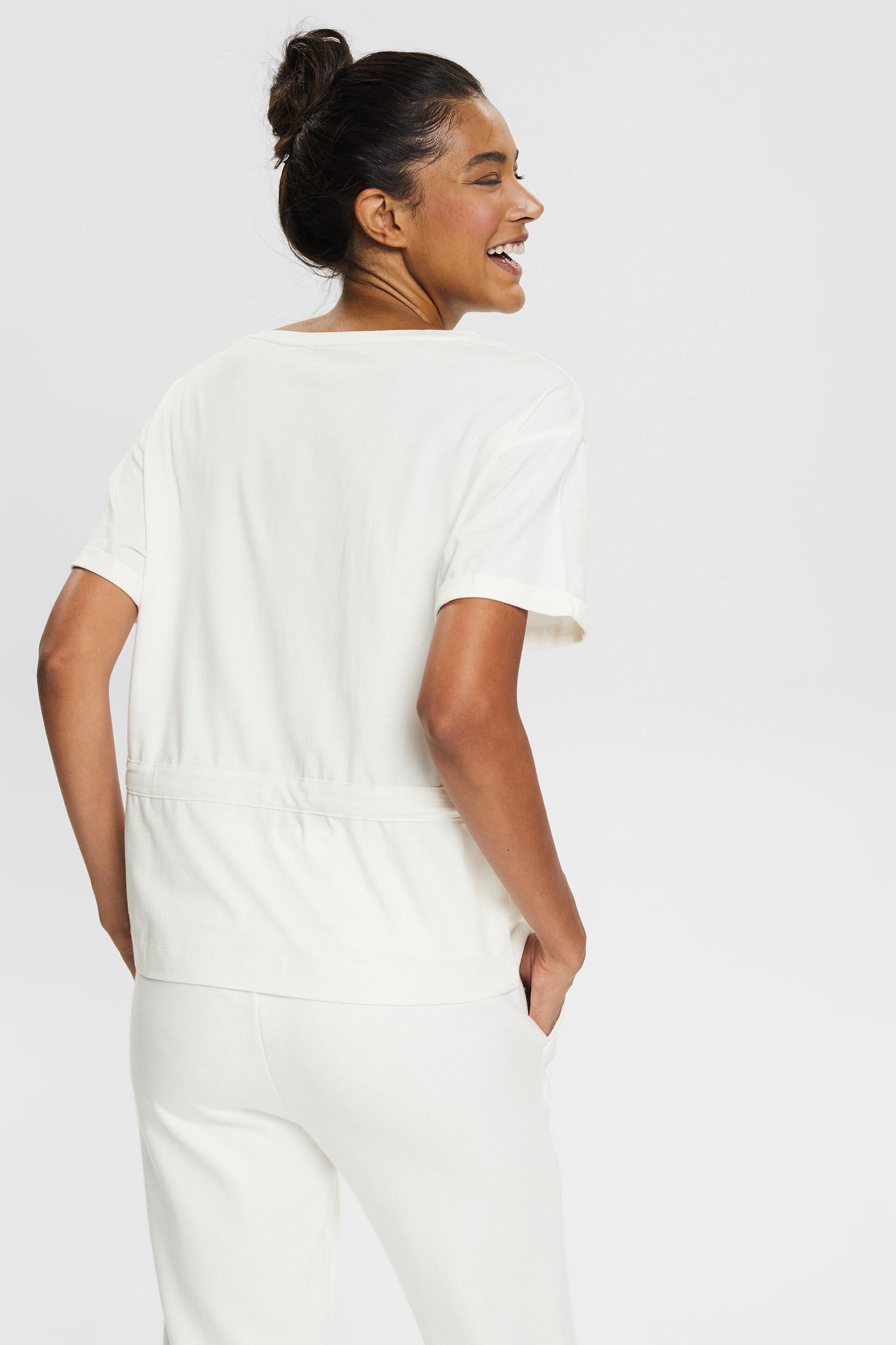 À teneur en TENCEL™ le t-shirt à cordon de serrage