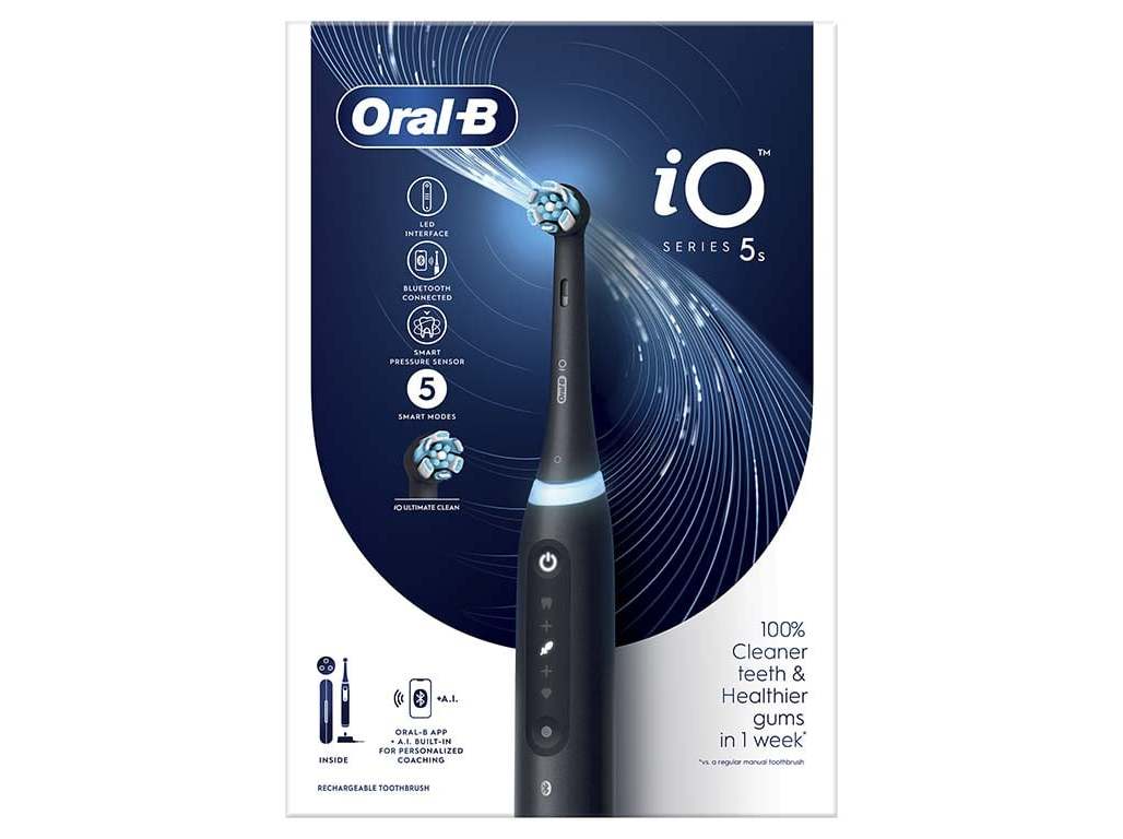 ESCOVA DENTES ELÉTRICA ORAL-B IO 5S PRETA