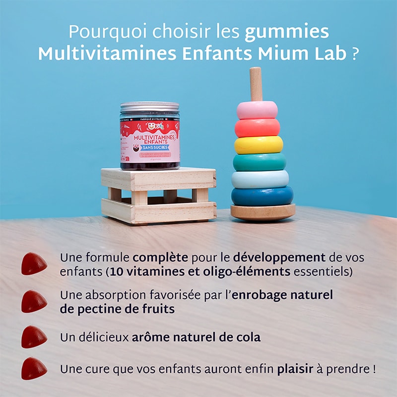 Gummies multivitaminées - Cola - Enfant - 2 mois