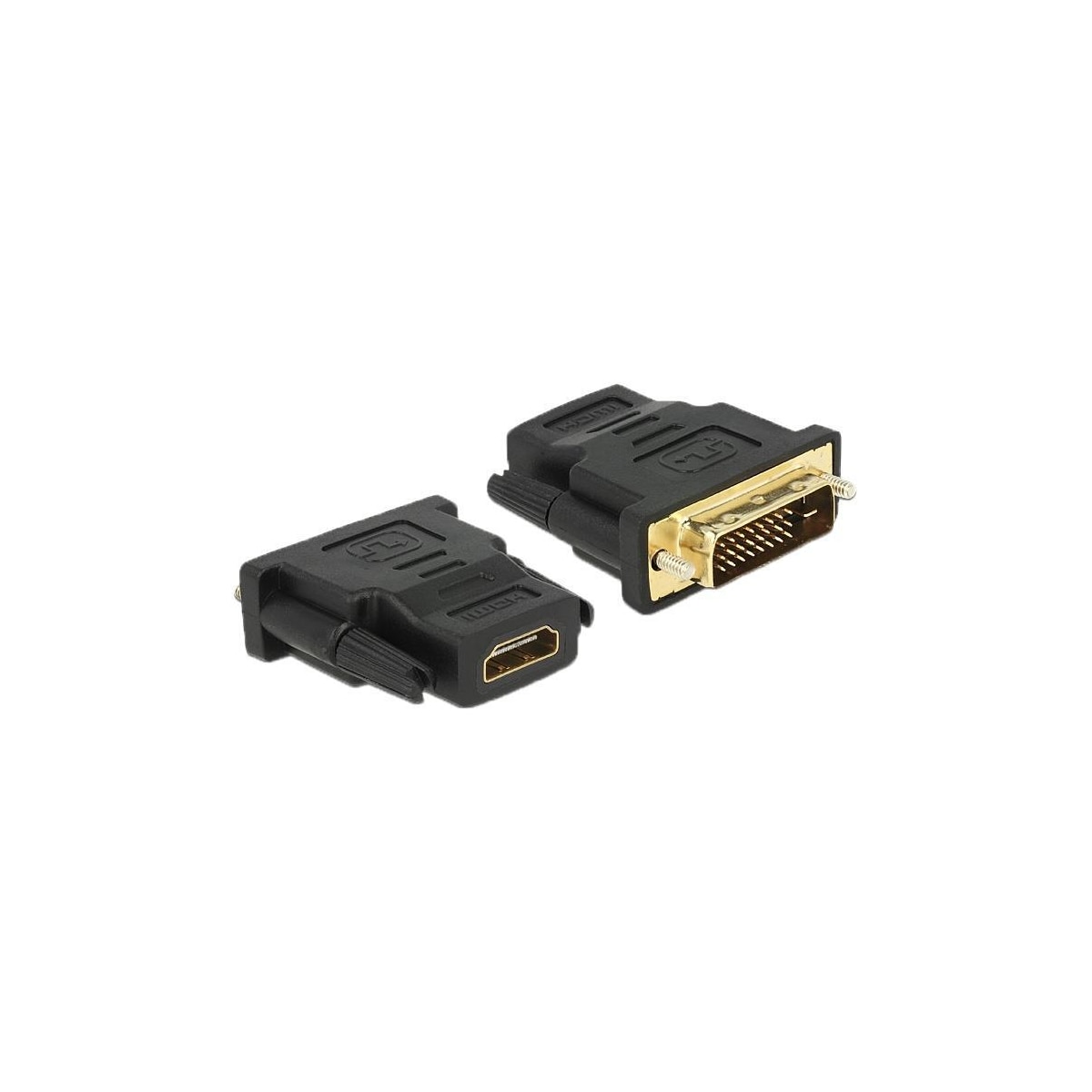 Delock Adapter DVI 24+1 pin male > HDMI female