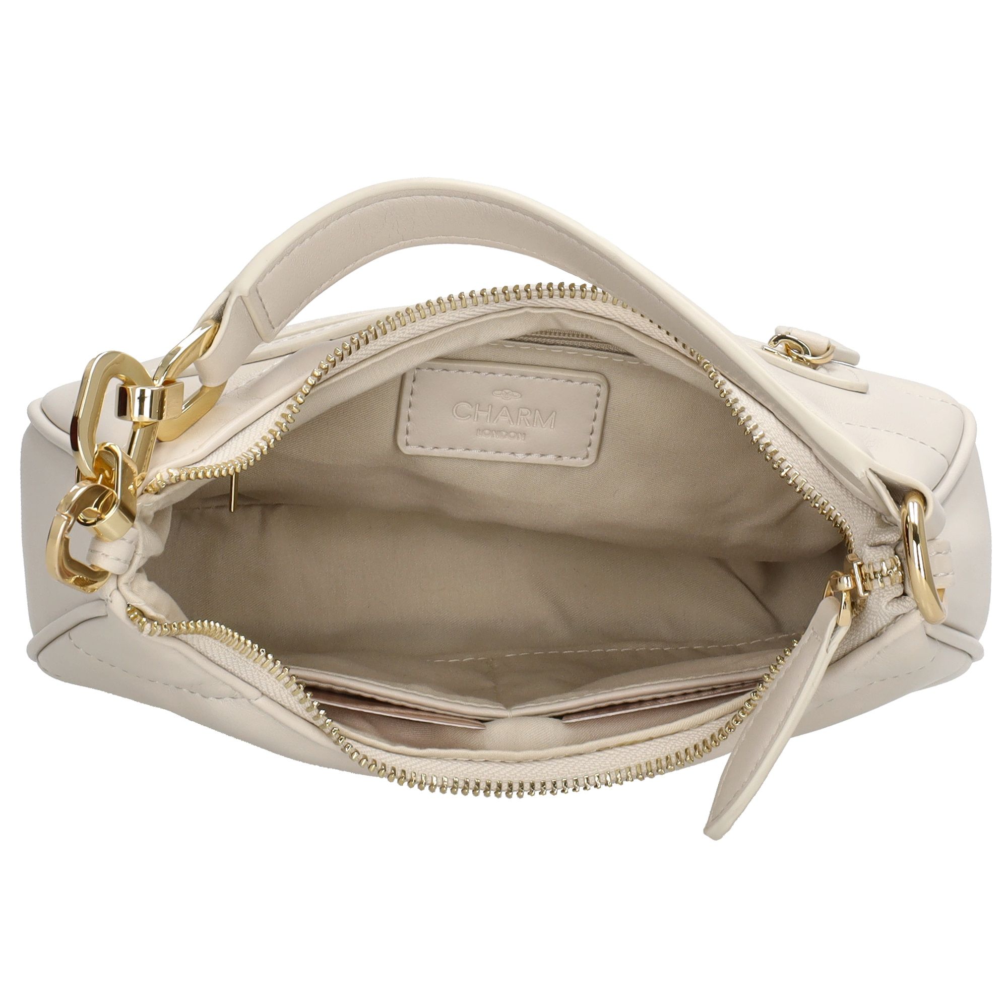 Charm London Via Dante Hand/ Schoudertas Crème
