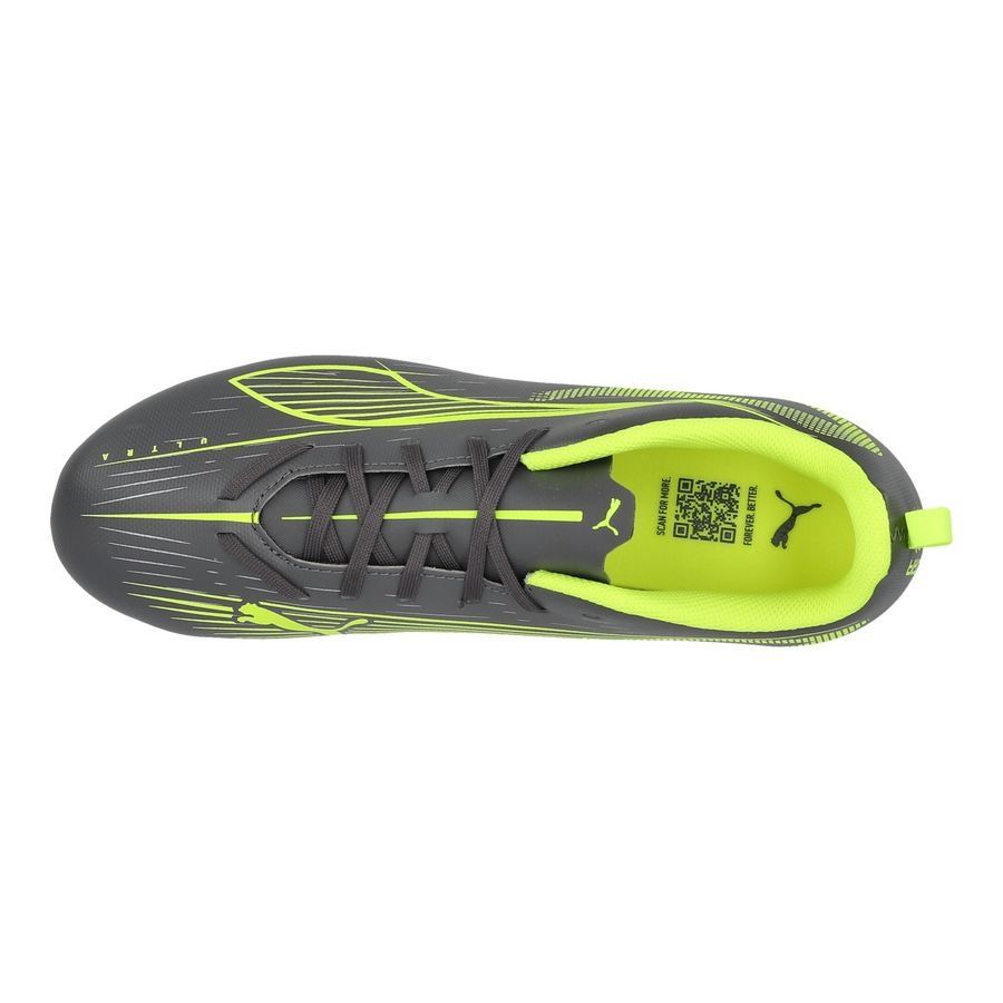 PUMA Ultra 5 Play MG Audacity - Matte Aged Silver/Jaune/Argenté Enfant