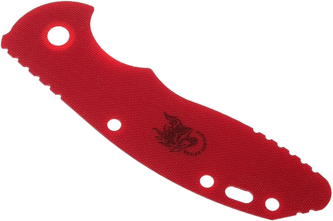 Rick Hinderer XM-18 3,0” greepschaal, Red G10