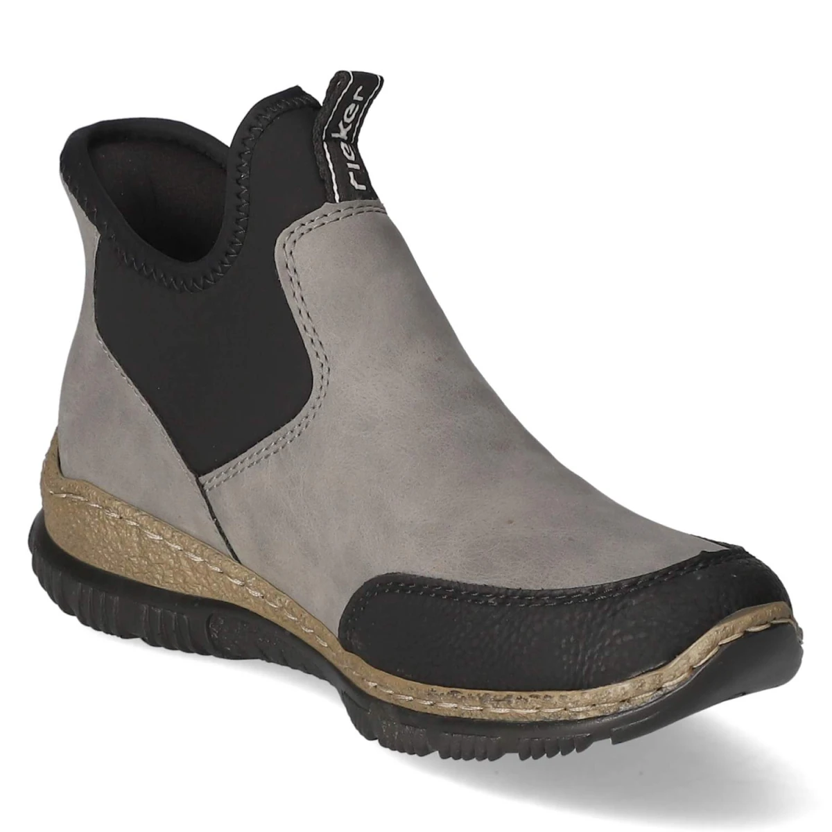 RiekerSlip On Sneaker - grau kombi