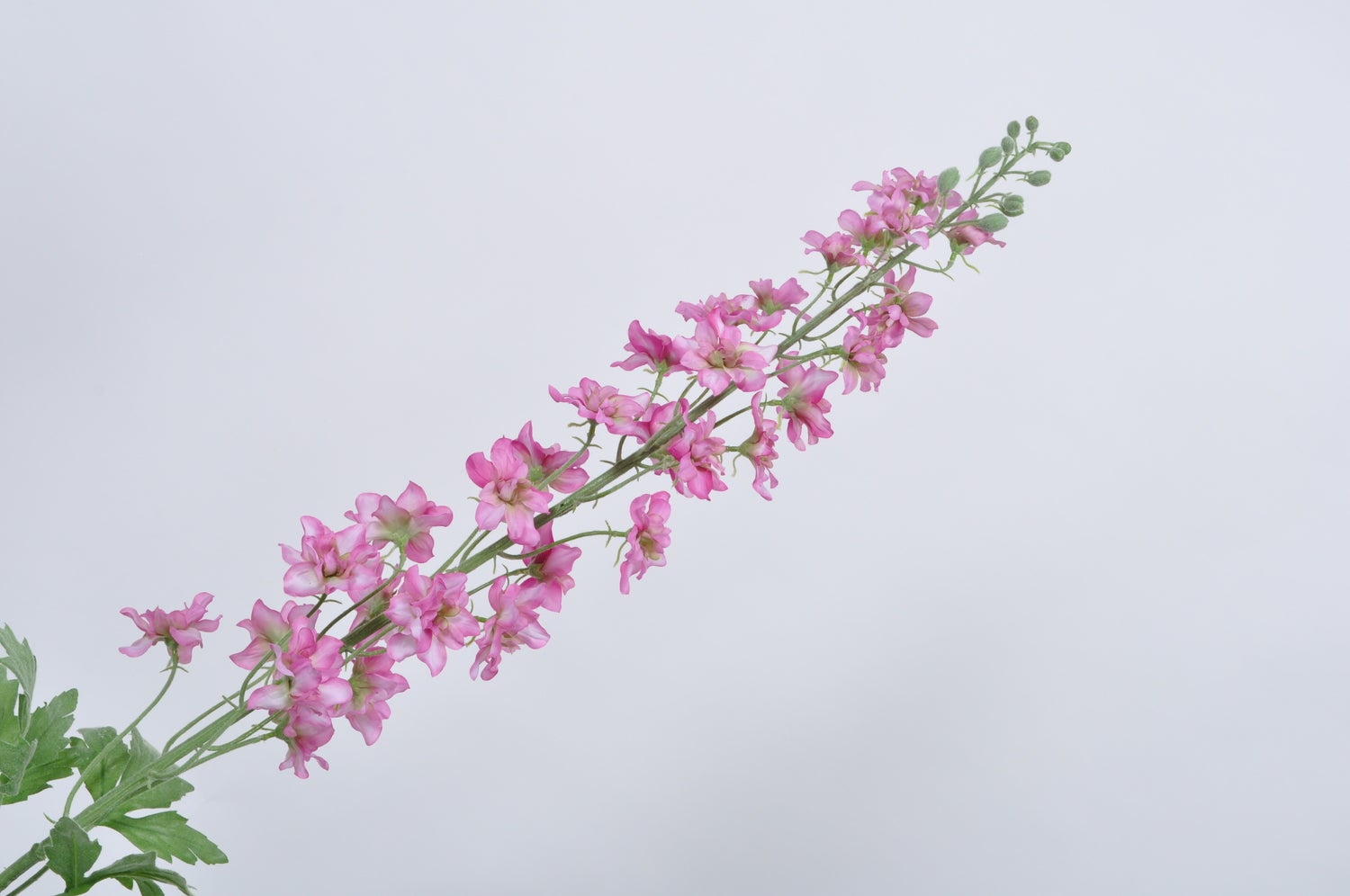 Silk-ka kunstbloem Delphinium roze 116 cm