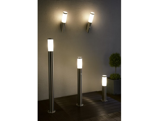 BRILLIANT - Eclairage pour chemin Borne extérieure e27 max 10w inox chorus