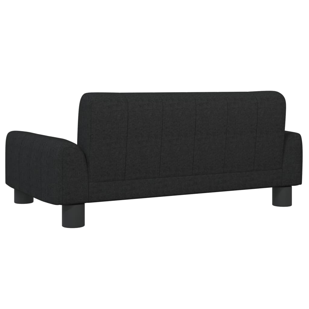 Cama para cães vidaXL em tecido preto, 70x45x30 cm