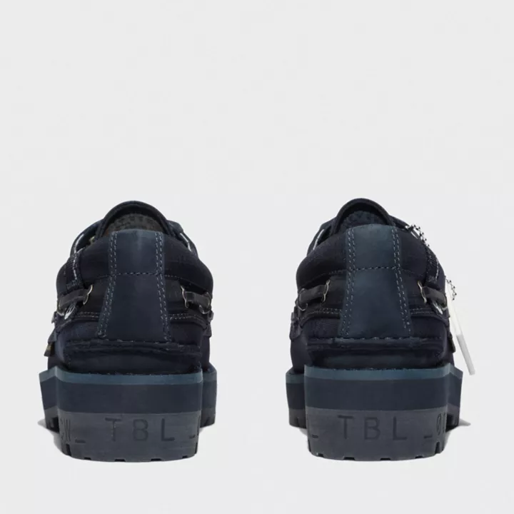 Chaussures bateau imperméablesTimberland A-Cold-Wall* pour femme en bleu marine
