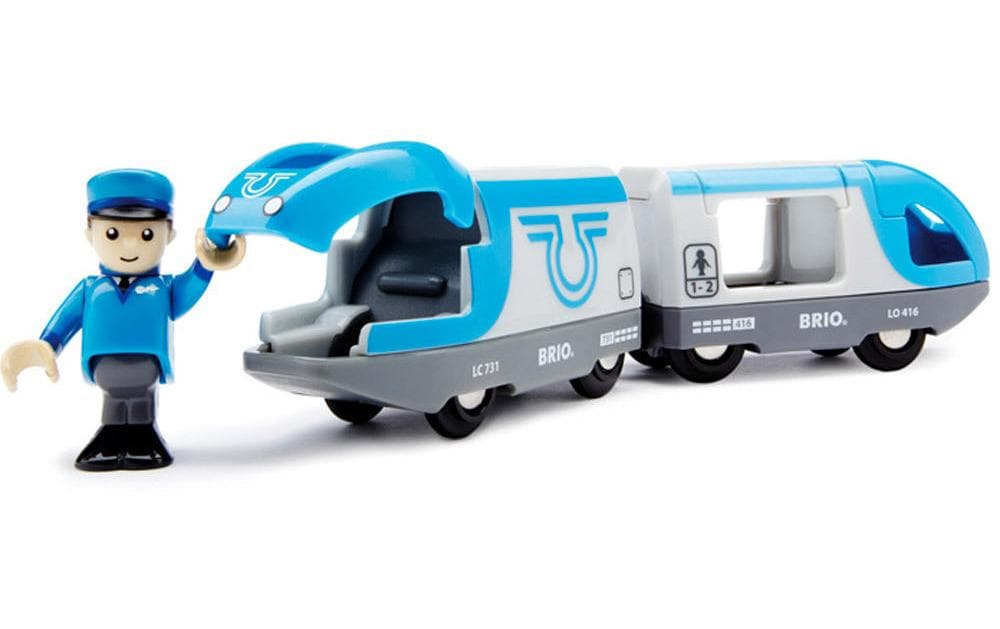 Eisenbahn Reisezug batteriebetriebenSet mit 3 Teilen