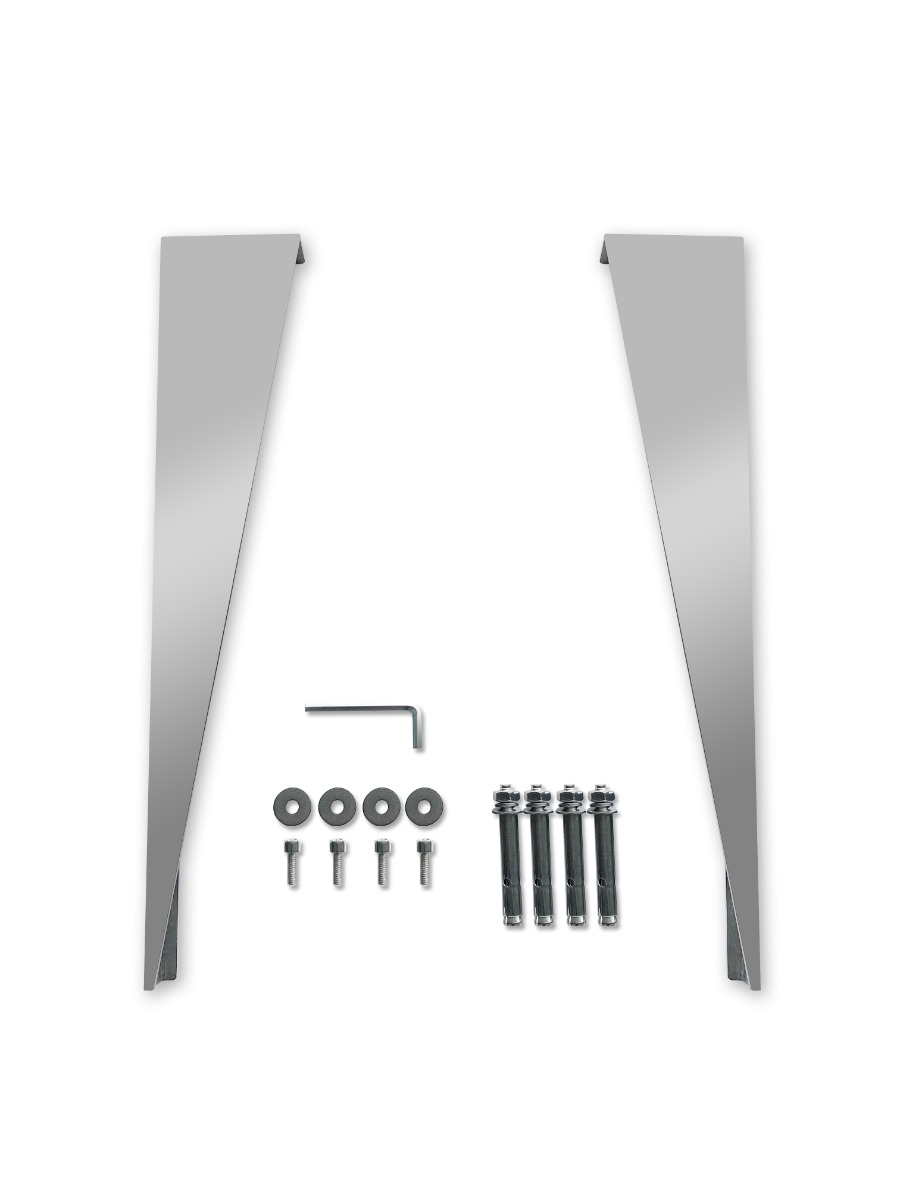 Saniclear Hoya wastafel ophangbeugels 40cm RVS