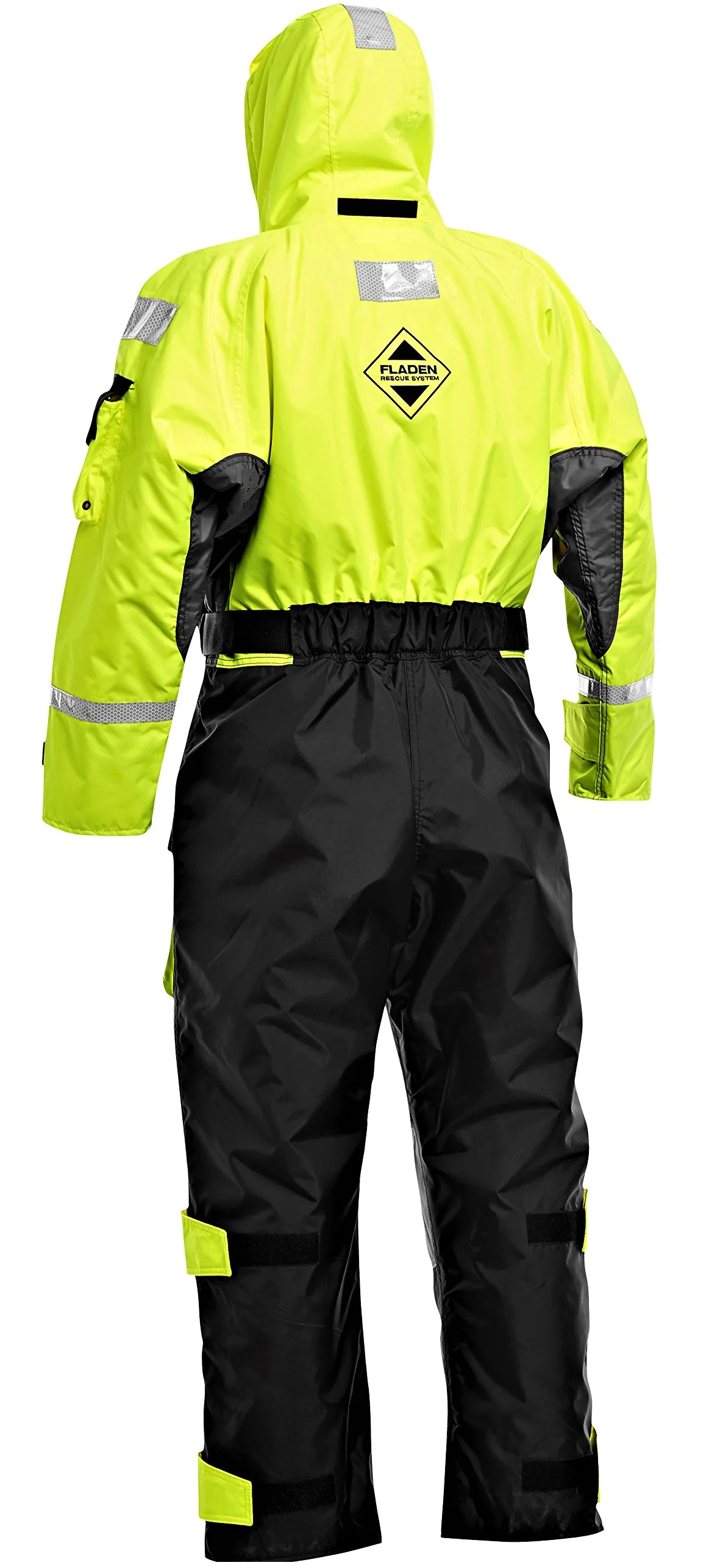 Fladen Flytedress 845xy Sort/Gul Unisex