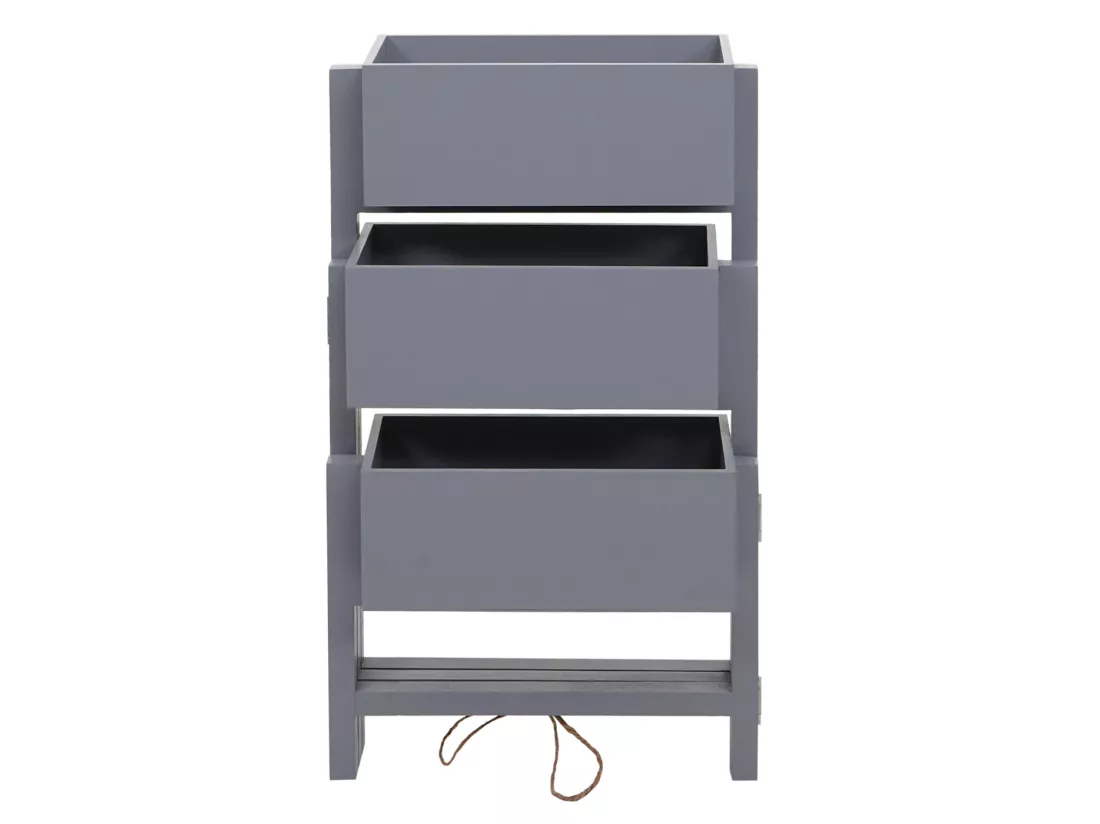 Étagère à plantes Étagère sur pied, gris-bleu