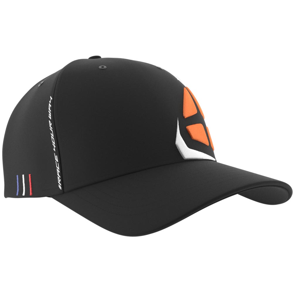 Ixon - Casquette Mate Noir / Blanc / Orange