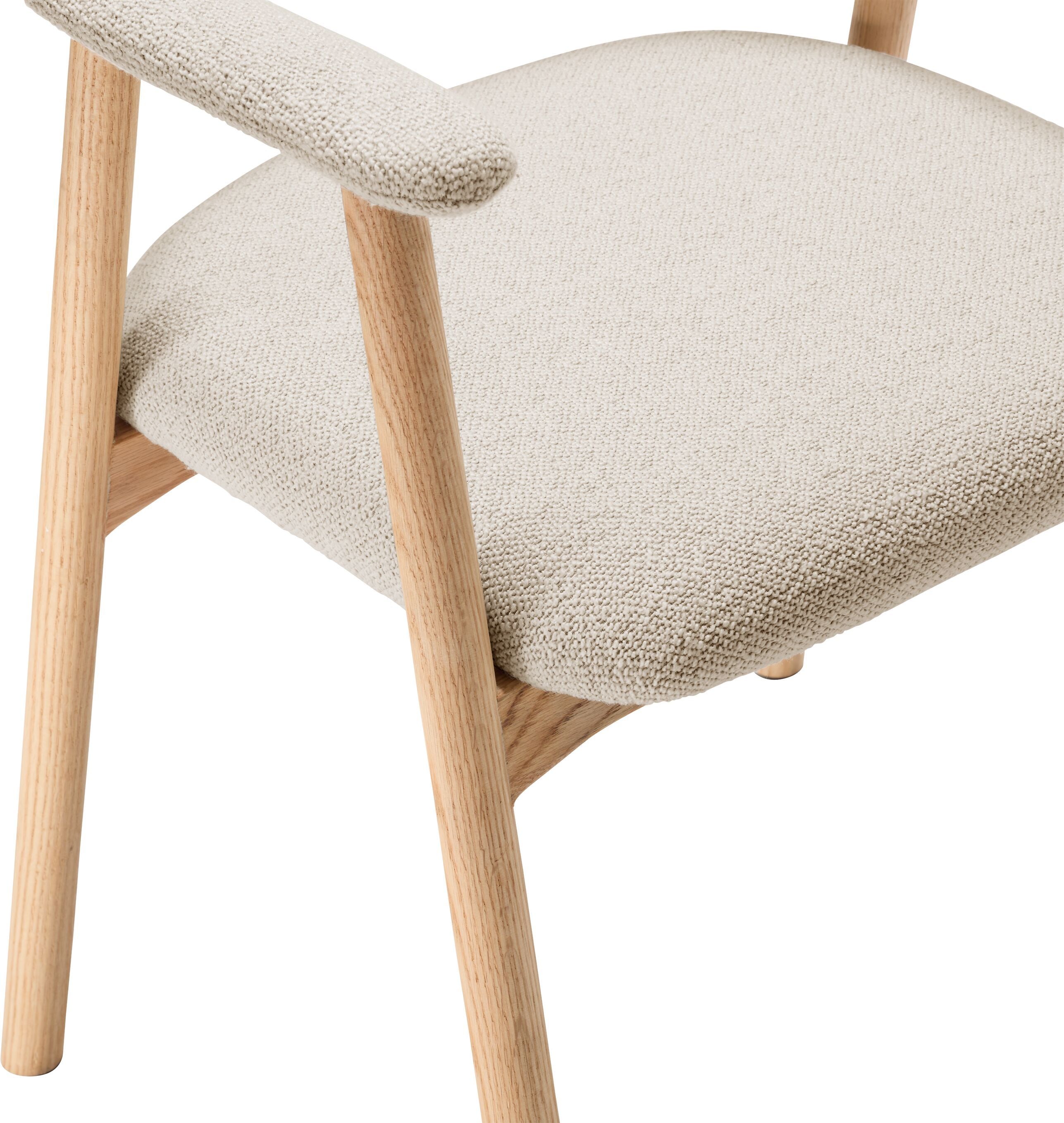 ARYA Stuhl - Beige / B: 56.0 cm x T: 54.0 cm x H: 75.5 cm