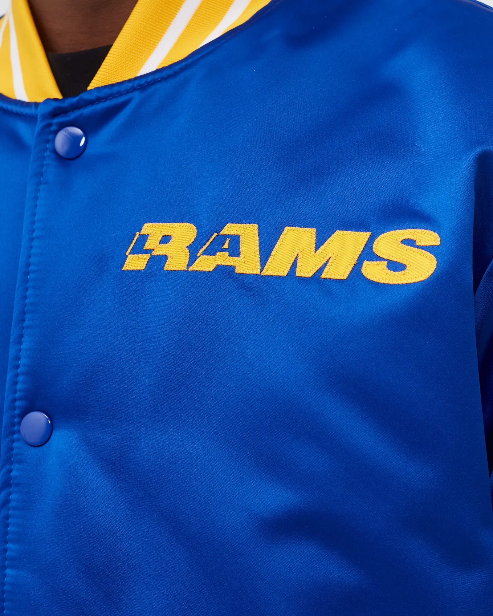 Mitchell & Ness NFL Heavyweight Satin Jacket Los Angeles Rams