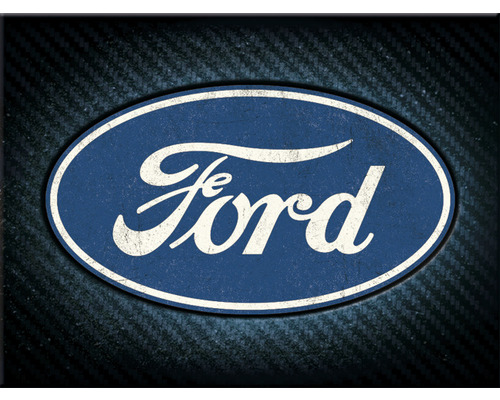 Magneet Ford Logo Blue Shine 6x8 cm