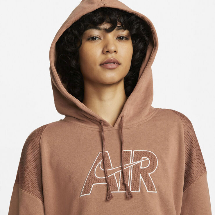 Nike Air Fleece Haettetroje Brun