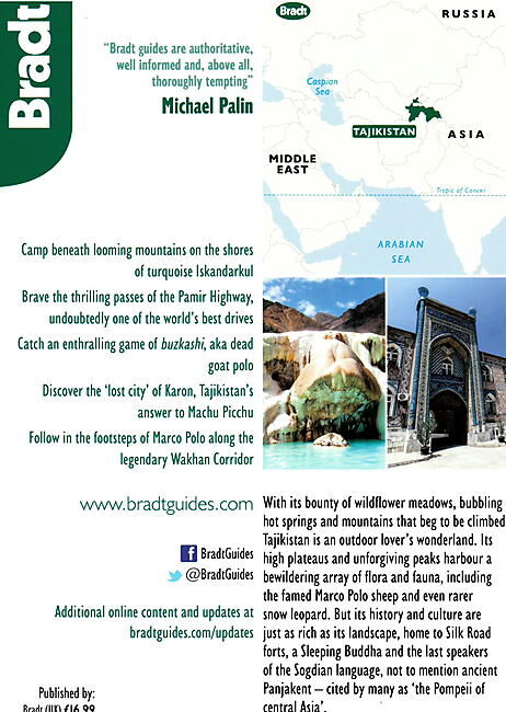 BRADT - BRADT TAJIKISTAN EN ANGLAIS