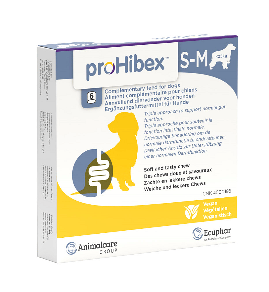 proHibex Consistentie Ontlasting Hond | S-M 6 Chews | 13354