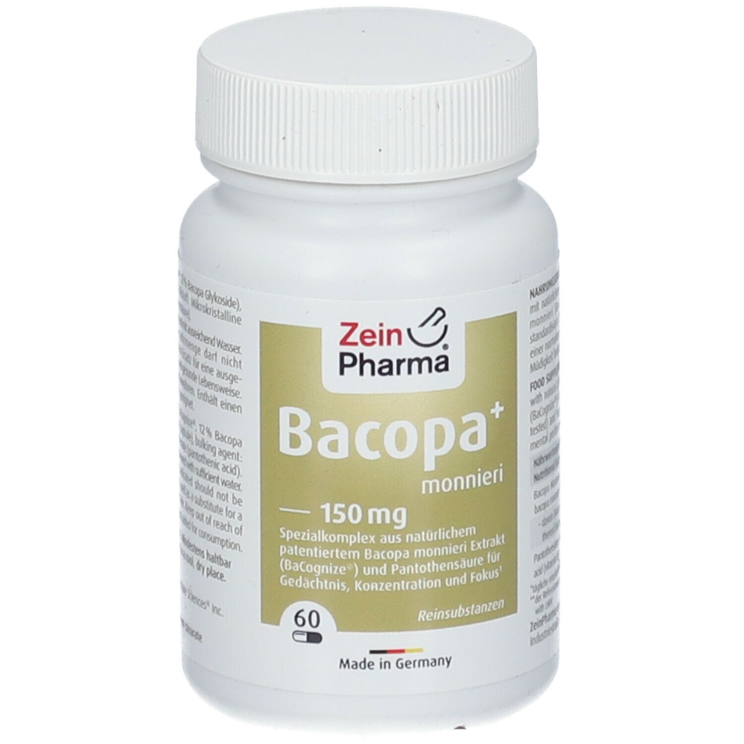 ZeinPharma® Bacopa+ monnieri 150 mg