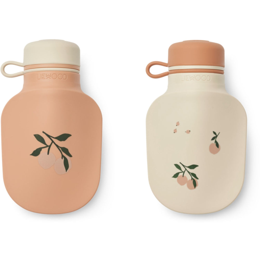 Køb LIEWOOD Peach / Sea Shell Lizzie Smoothie Flaske 2-Pak