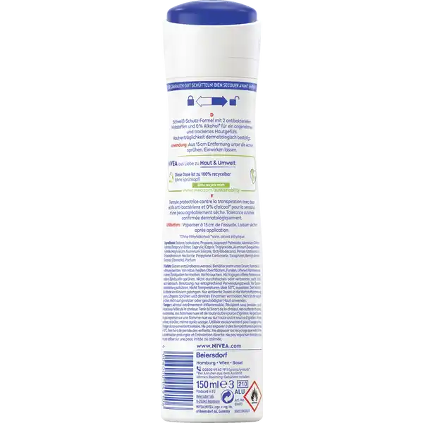 Anti-Transpirant Spray Dry Comfort