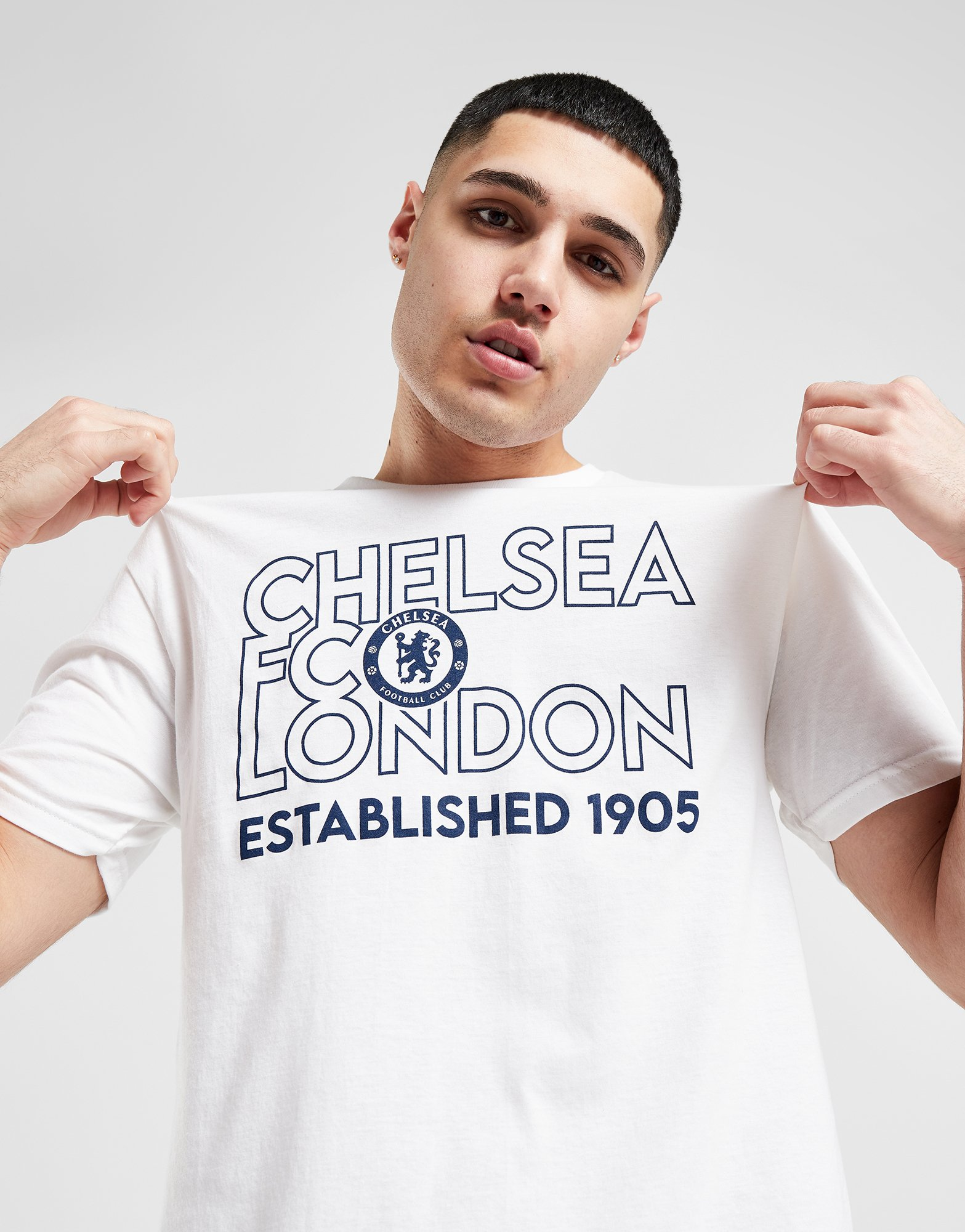 Official Team T-shirt Chelsea FC Stack Homme