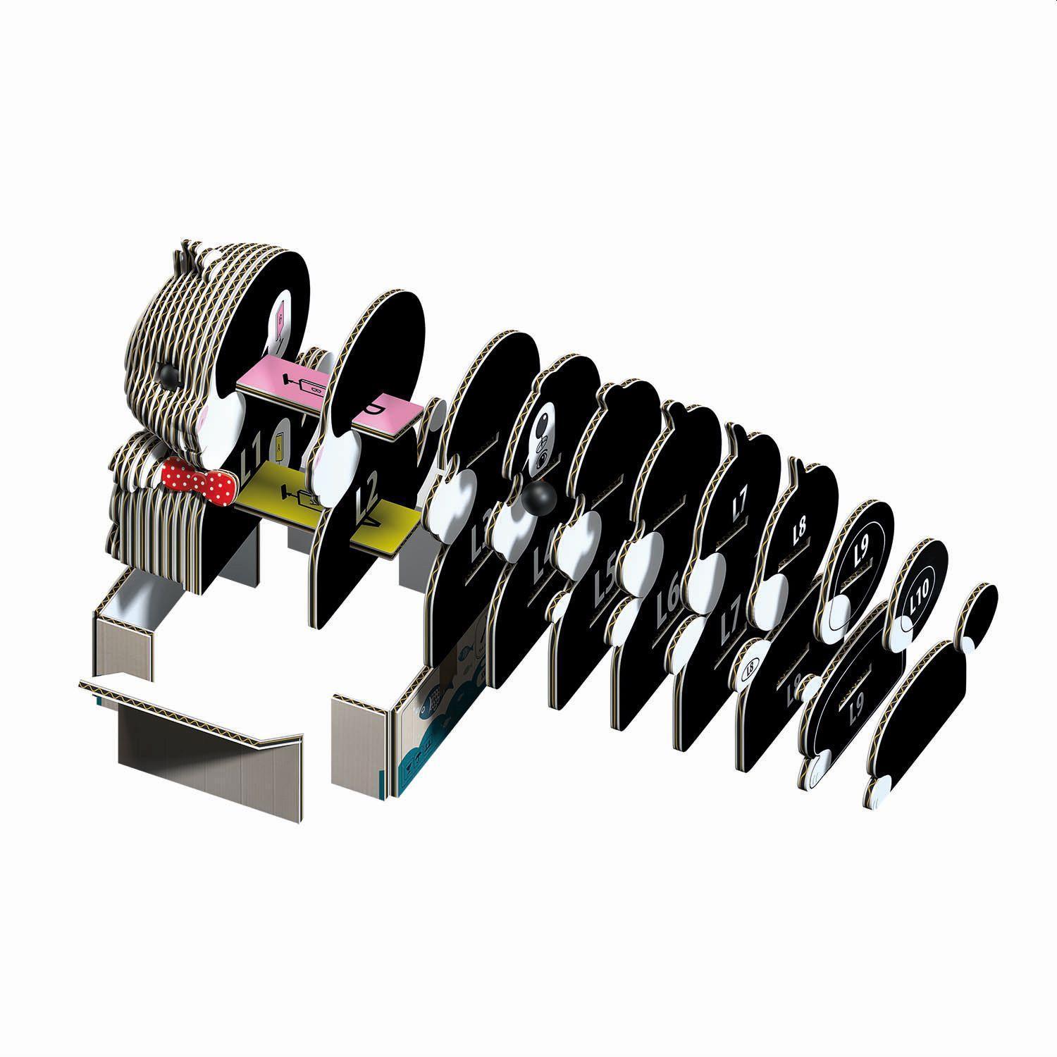 EUGY 3D Bastelset Tuxedo-Katze