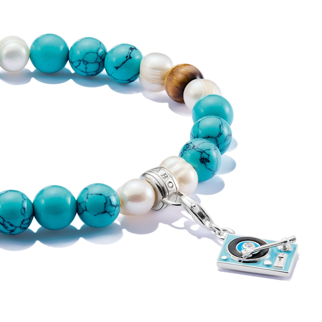 Thomas Sabo As We Are Bead-Armband mit bunten Steinen Silber