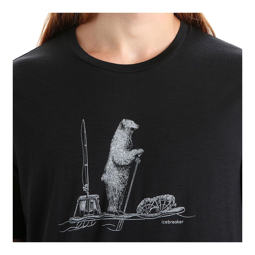 Icebreaker TECH LITE II - Tee-shirt Homme black