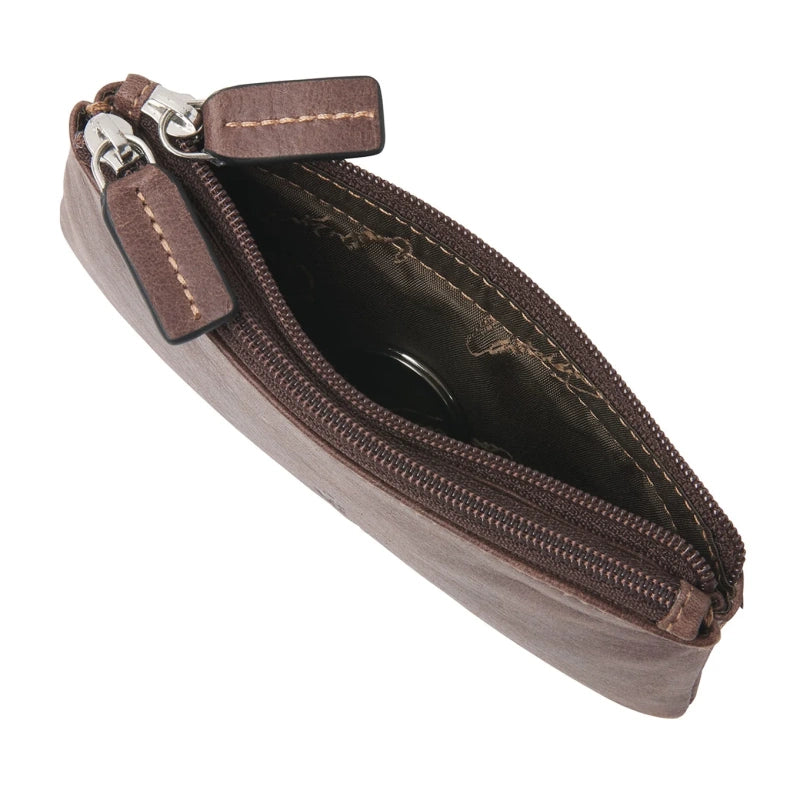 Castelijn & Beerens Canyon Sleuteletui 2 Ritsen RFID Protected Mocca