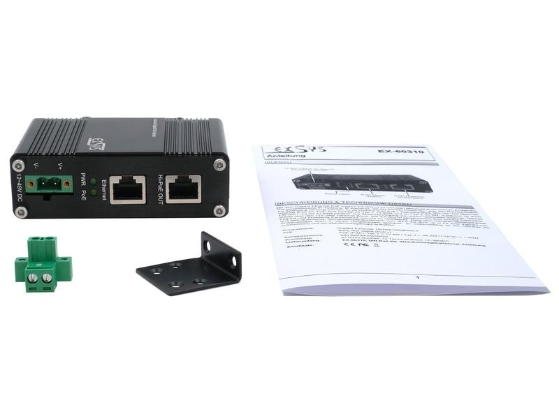 Exsys PoE Injector EX-60310 Gigabit-PoE-Injektor
