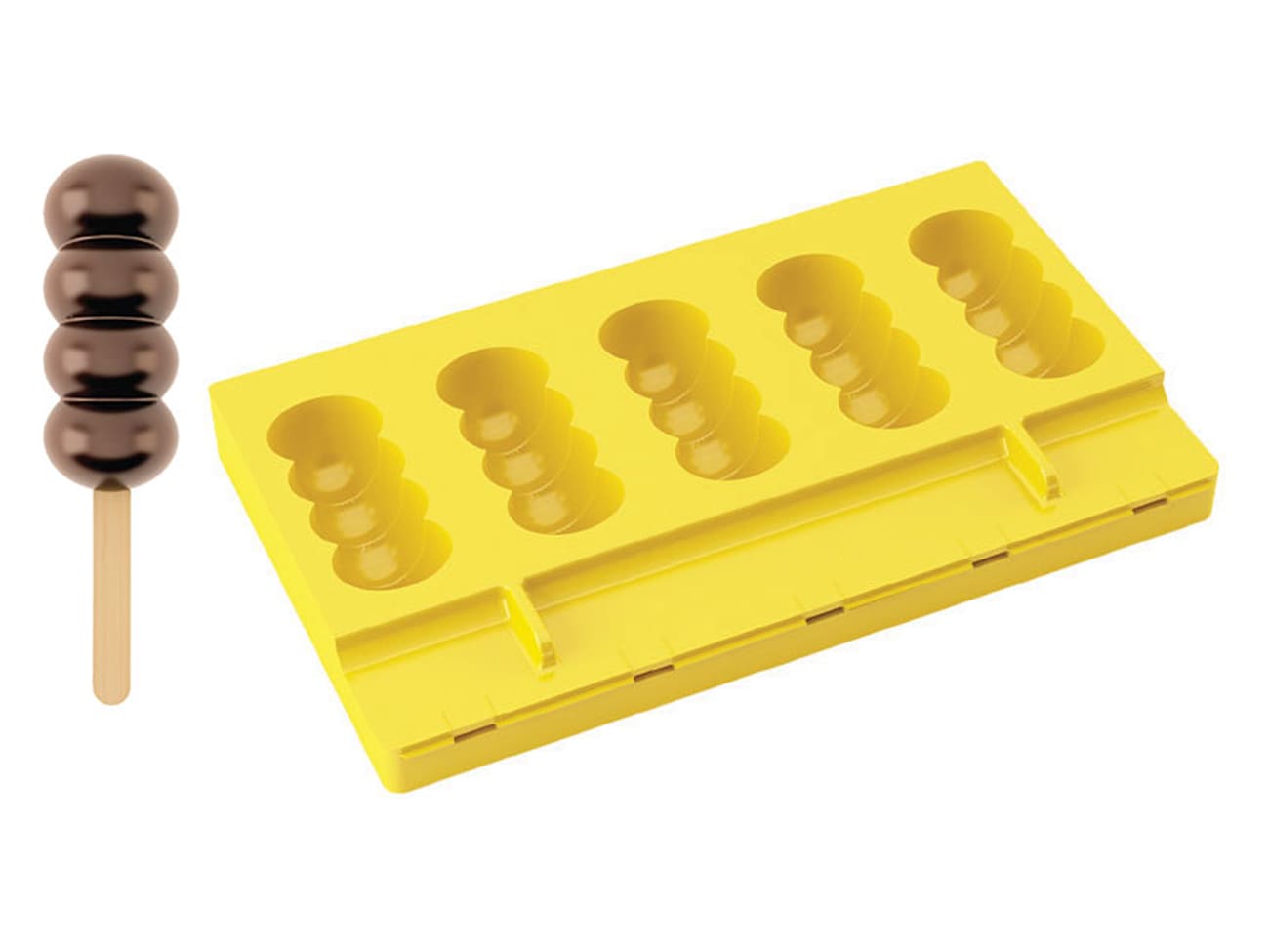 Moule silicone pour esquimaux - Bubbles - 20 x 12 cm - Pavoni